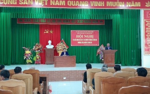 Xã Công Chính tổng kết công tác QLNN về Tôn giáo năm 2023